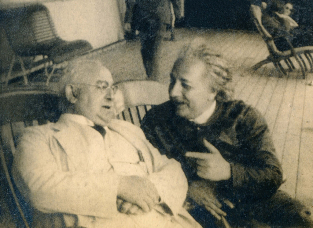 Albert Einstein and Frank Hope-Jones